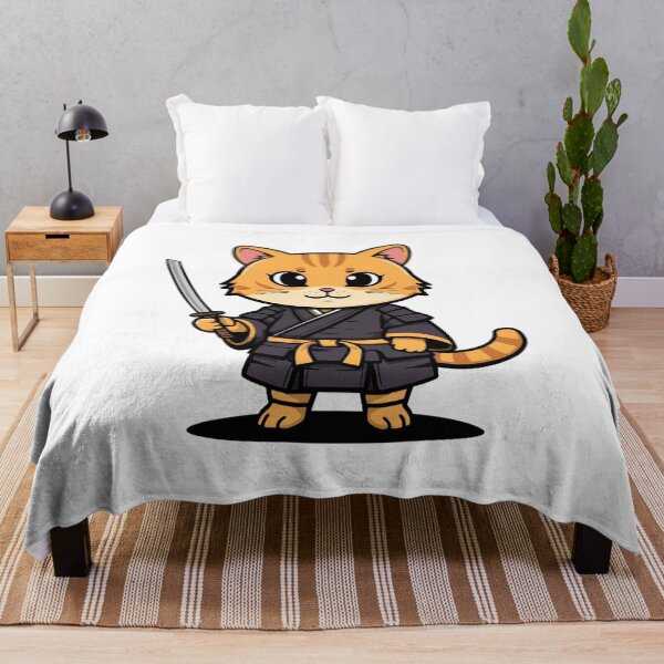 Item preview, The Tiny Mighty Neko Samurai designed and sold by Stylestickers55.