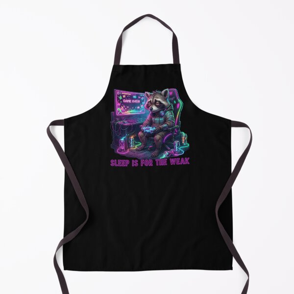 Item preview, Sleep Is For The Weak Funny Exhausted Gamer Raccoon designed and sold by Quati-br.