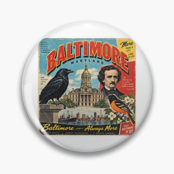 Artikelvorschau, Baltimore-Plakat, 1965 entworfen und verkauft von rogerstrawberry.