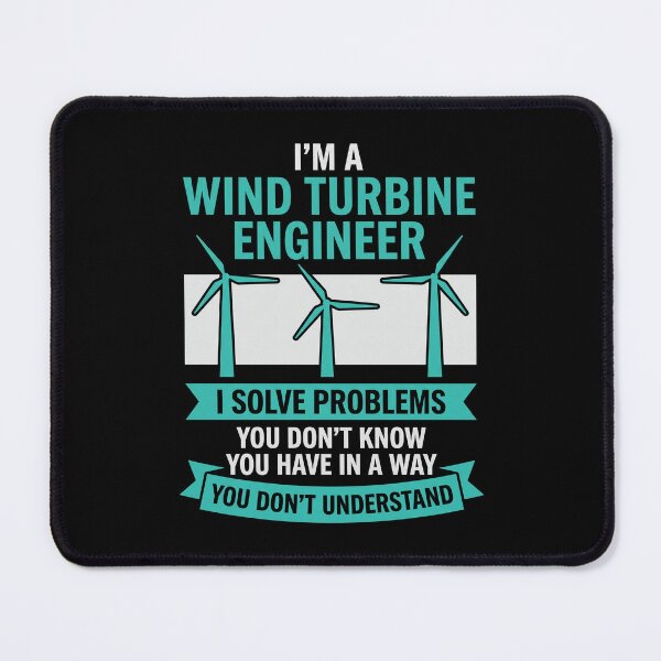 Item preview, Wind Turbine Engineer Ingénieur Éolien Humour designed and sold by MizoX7.