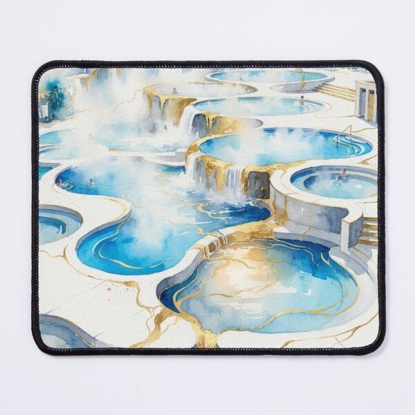 Item preview, Federación Hot Springs in Watercolor - Argentine Landscapes designed and sold by Esencia Argentina.