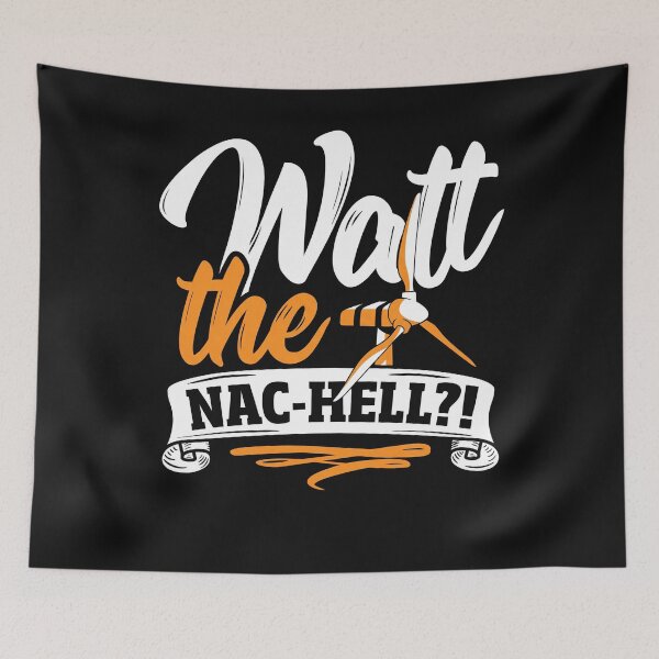 Item preview, Watt The Nac Hell Jeu De Mots Éolienne designed and sold by MizoX7.