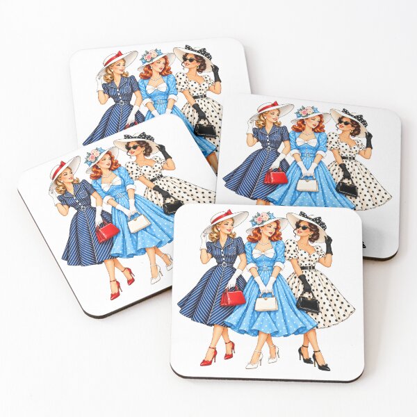 Item preview, Three vintage women from the 1950s designed and sold by Zeewind.