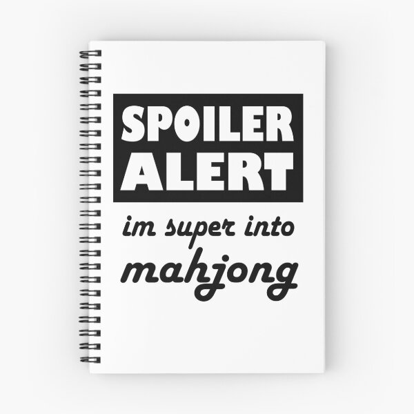 Item preview, Spoiler Alert Im Super Into Mahjong designed and sold by NinniSilver.
