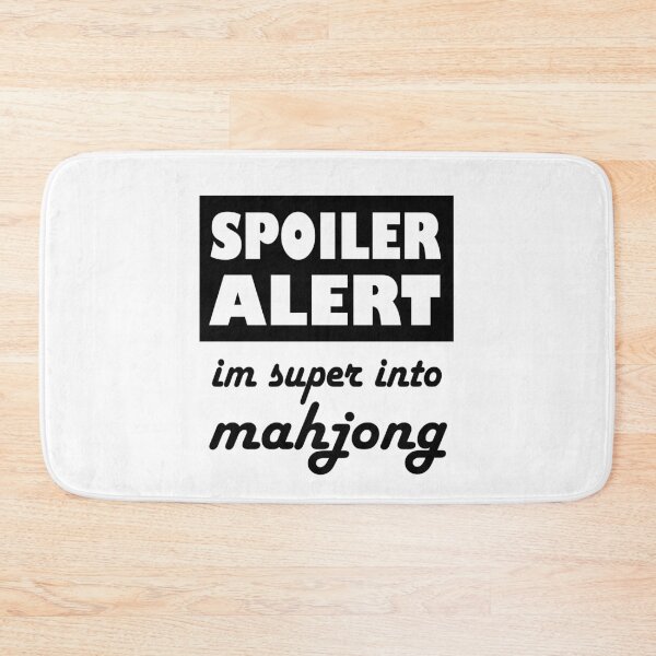 Item preview, Spoiler Alert Im Super Into Mahjong designed and sold by NinniSilver.