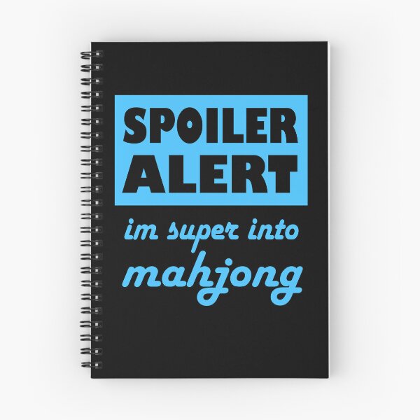 Item preview, Spoiler Alert Im Super Into Mahjong designed and sold by NinniSilver.