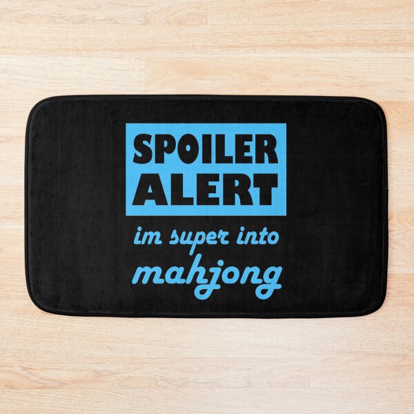 Item preview, Spoiler Alert Im Super Into Mahjong designed and sold by NinniSilver.