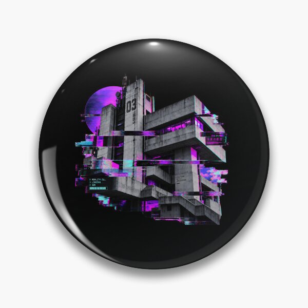 Item preview, Cyberpunk Culture Brutalist Architecture - Glitchcore T-Shirt Art designed and sold by Elżbieta  Kaps.