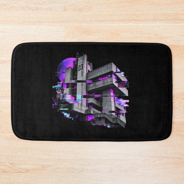 Item preview, Cyberpunk Culture Brutalist Architecture - Glitchcore T-Shirt Art designed and sold by Elżbieta  Kaps.