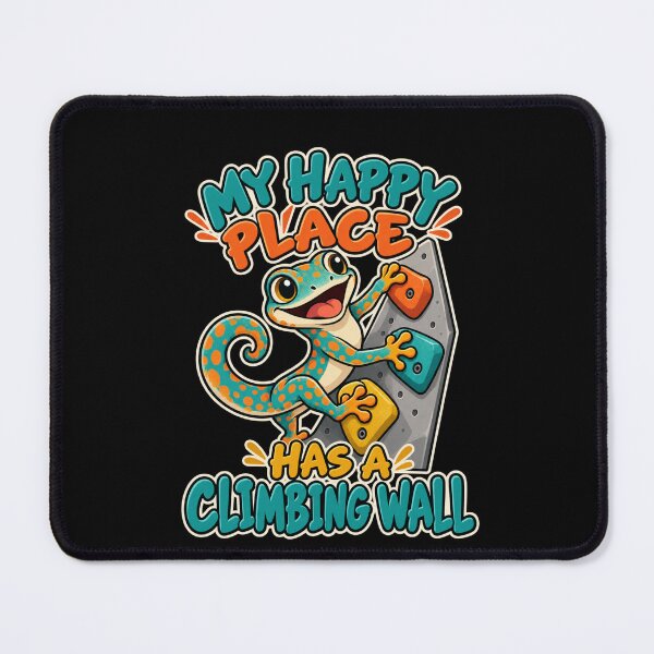 Item preview, My Happy Place Has A Climbing Wall designed and sold by Good Mood Foundry.