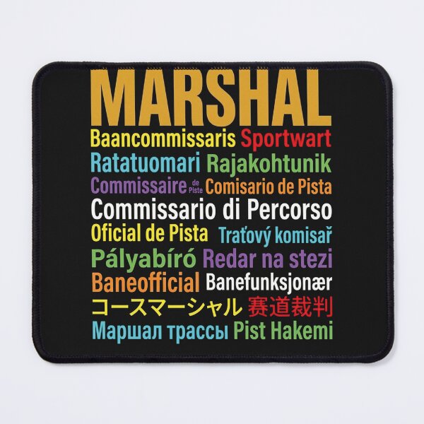 Item preview,  of Motorsport Track Marshal Word Art Typographic Design designed and sold by AgdBol.