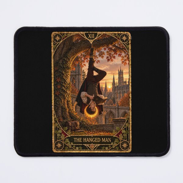 Item preview, Dark Academia Tarot Card Prints: The Hanged Man designed and sold by PinUpPizzazz.