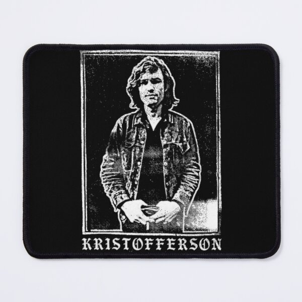 Item preview, Kris Kristofferson Monochrome Country Portrait designed and sold by MichaelsqStudio.