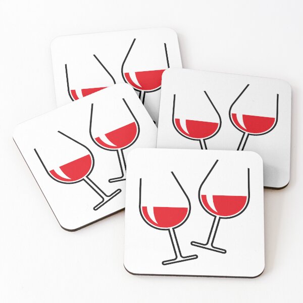 Item preview, 2 Toasting Red Wine Glasses (Bulbous / Open) designed and sold by MrFaulbaum.
