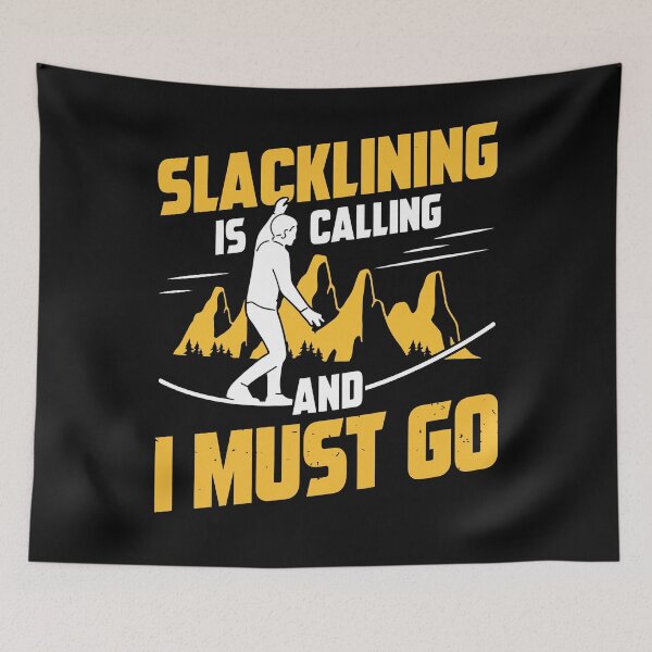 Item preview, Slacklining Is Calling And I Must Go Funambule designed and sold by MizoX7.