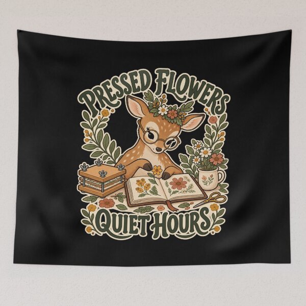 Item preview, Pressed Flowers Quiet Hours designed and sold by Good Mood Foundry.