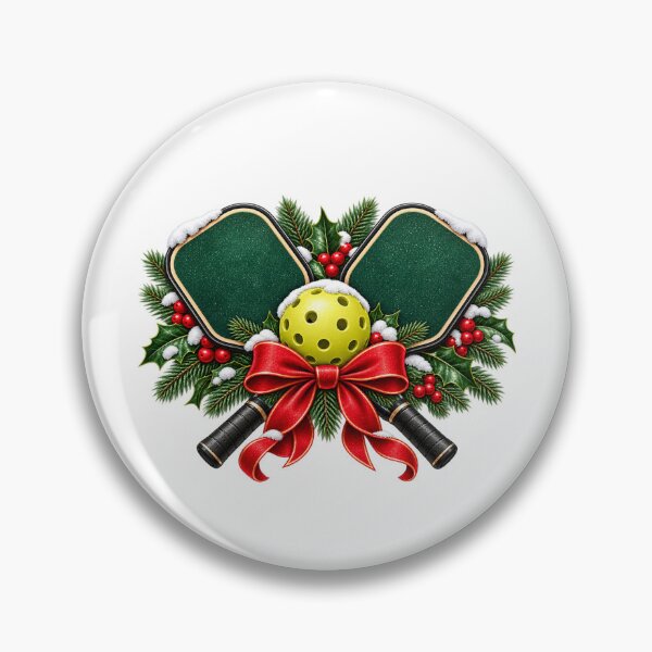 Item preview, Pickleball Christmas Gift Festive Paddle Holiday Design designed and sold by Corvoria.