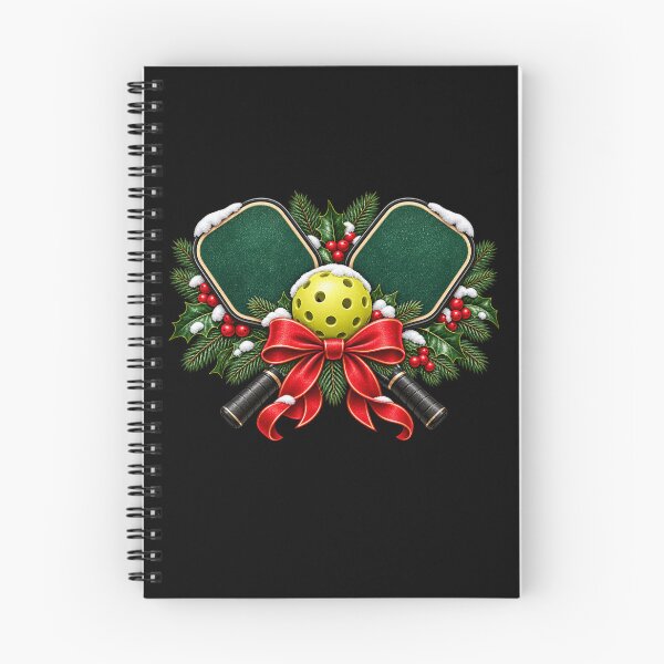 Item preview, Pickleball Christmas Gift Festive Paddle Holiday Design designed and sold by Corvoria.