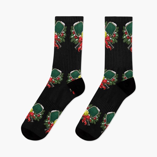 Item preview, Pickleball Christmas Gift Festive Paddle Holiday Design designed and sold by Corvoria.