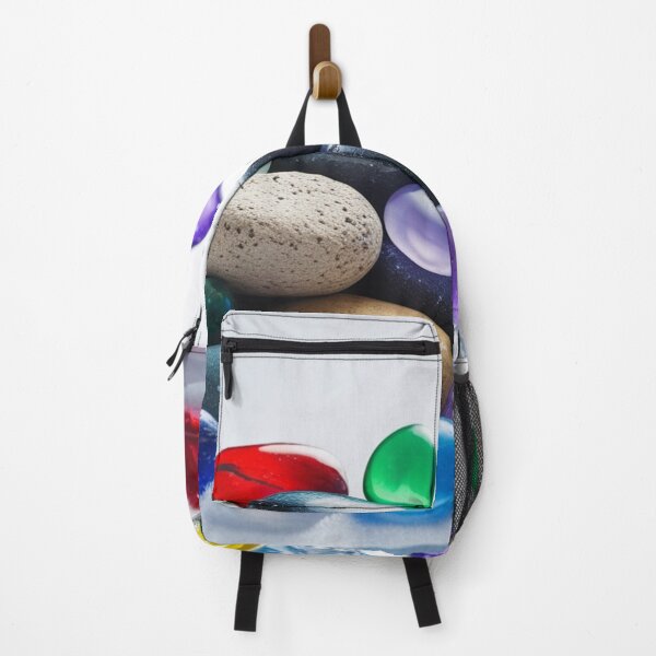 Item preview, Colorful Pebbles & Flowing Water – Vibrant River Stone Nature Tapestry. designed and sold by fbtrisha.