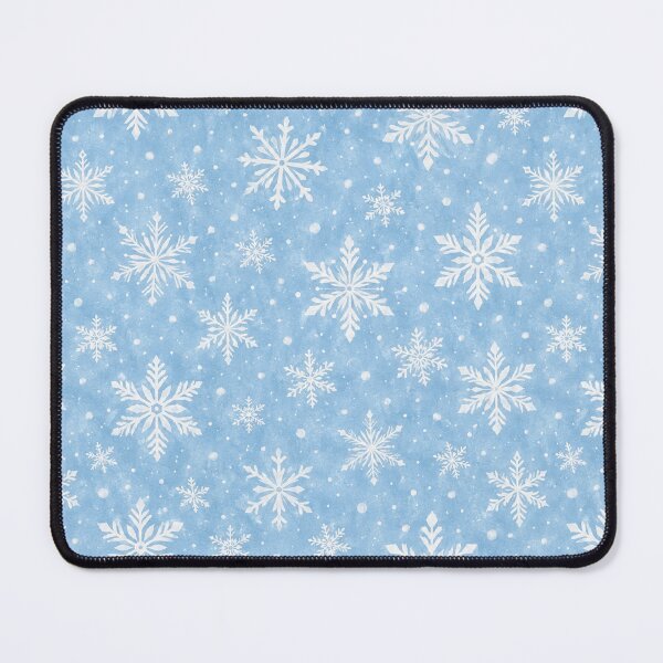 Item preview, Blue Snowflake Pattern – Watercolor Winter Snowflakes designed and sold by BROHLine Studio.
