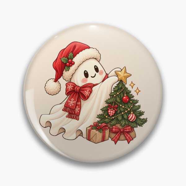 Artikelvorschau, Niedlicher Weihnachtsbaum mit Geistermotiv – Gruseliges Weihnachtsgeschenk entworfen und verkauft von 1DreamerShop.