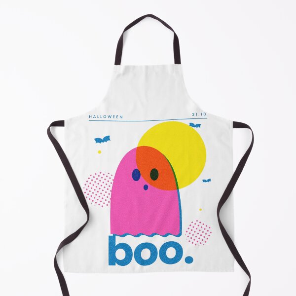 Item preview, Boo – Modern Risograph Ghost Print Halloween Art designed and sold by Aurora Prints.