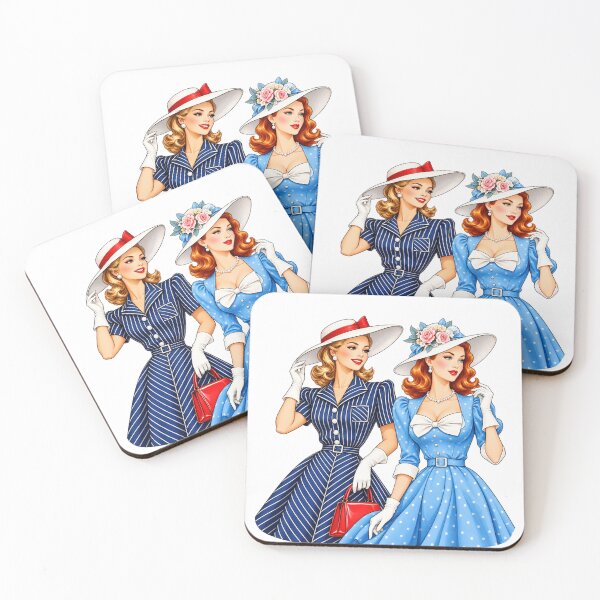 Item preview, Two vintage women from the 1950s designed and sold by Zeewind.