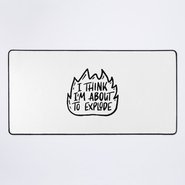 Item preview, I'm About to Explode Funny Expression Graphic Design designed and sold by soufianeiza.