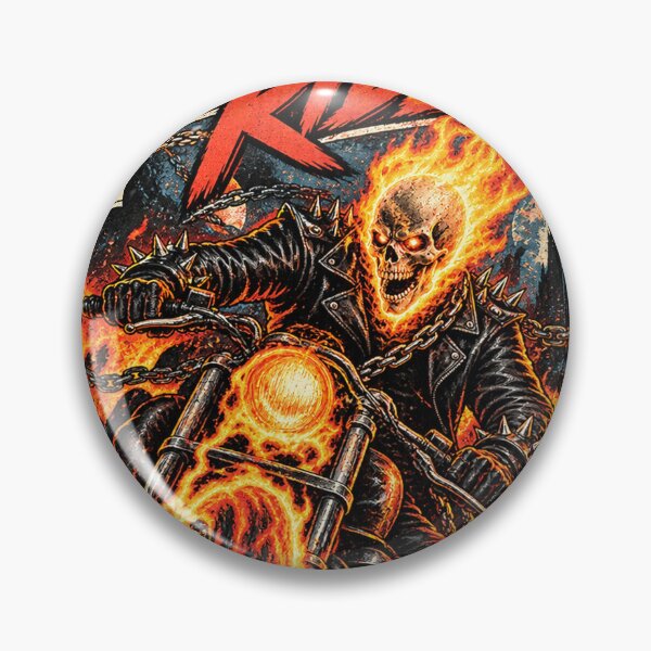 Item preview, Ghost Rider Hell On Wheels Vintage Art designed and sold by Bawwe.
