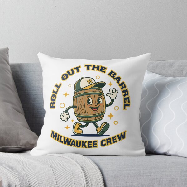 Item preview, Roll On The Barrel Milwaukee Baseball Illustration designed and sold by MASMUS27.