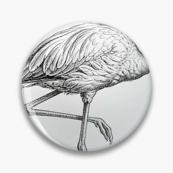 Item preview, Flamingo Vintage Engraving Illustration designed and sold by luisluisluis.