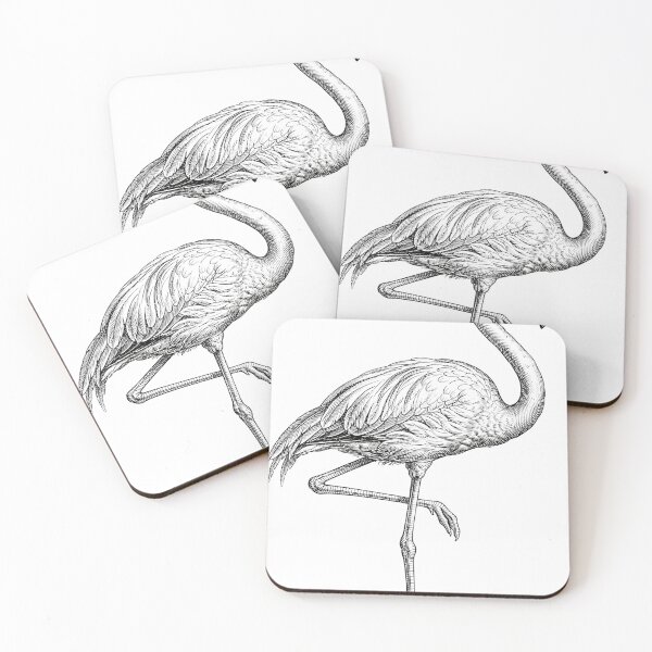 Item preview, Flamingo Vintage Engraving Illustration designed and sold by luisluisluis.