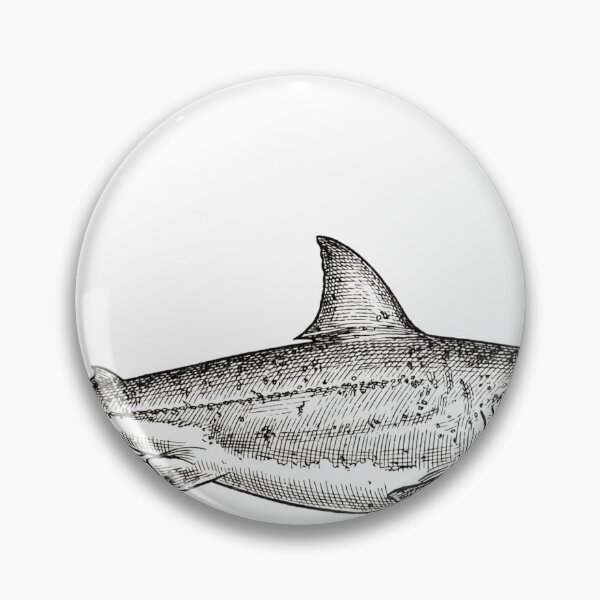 Item preview, Shark Vintage Engraving Tattoo Design designed and sold by luisluisluis.