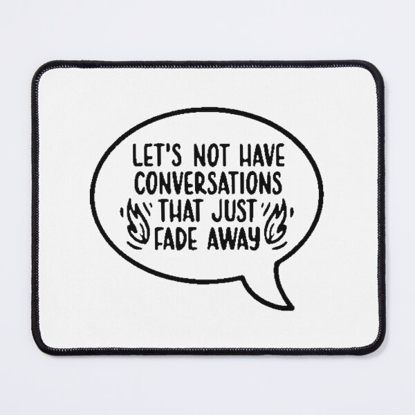 Item preview, Let's Not Have Conversations Minimalist Quote Design designed and sold by soufianeiza.