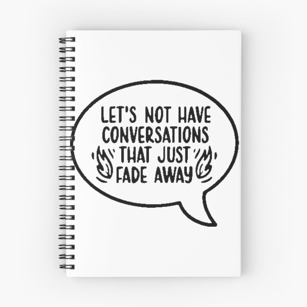 Aperçu de l'œuvre Let's Not Have Conversations Minimalist Quote Design créée et vendue par soufianeiza.