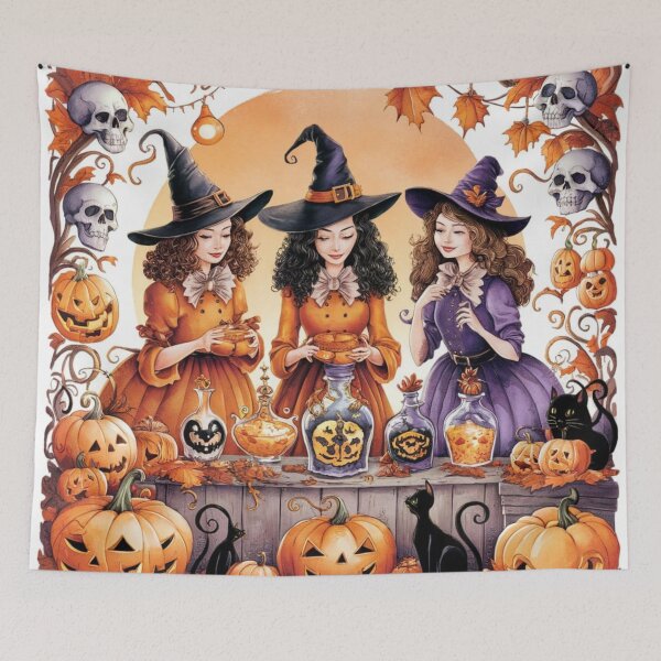Item preview, Whimsical Witches Shop for Halloween designed and sold by artyval.