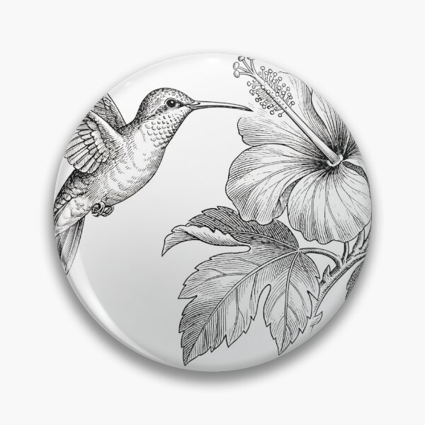 Item preview, Hummingbird Vintage Engraving Illustration designed and sold by luisluisluis.