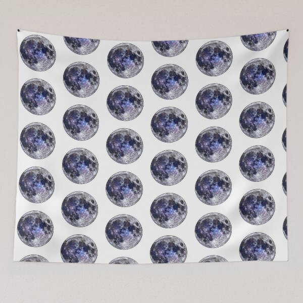 Item preview, Crystal Galaxy Moon Sticker - Faceted Diamond Moon With Galaxy Nebula designed and sold by Crystal Critters .