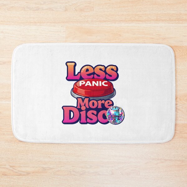 Item preview, Less Panic More Disco Retro Dance Party Design designed and sold by thegirlofravens.