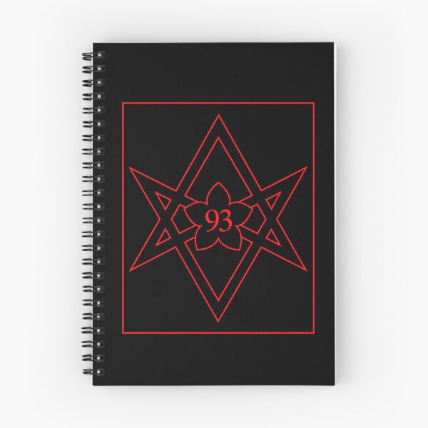 Item preview, Unicursal Hexagram 93 – Thelema Sacred Symbol  designed and sold by Witch Joseph.