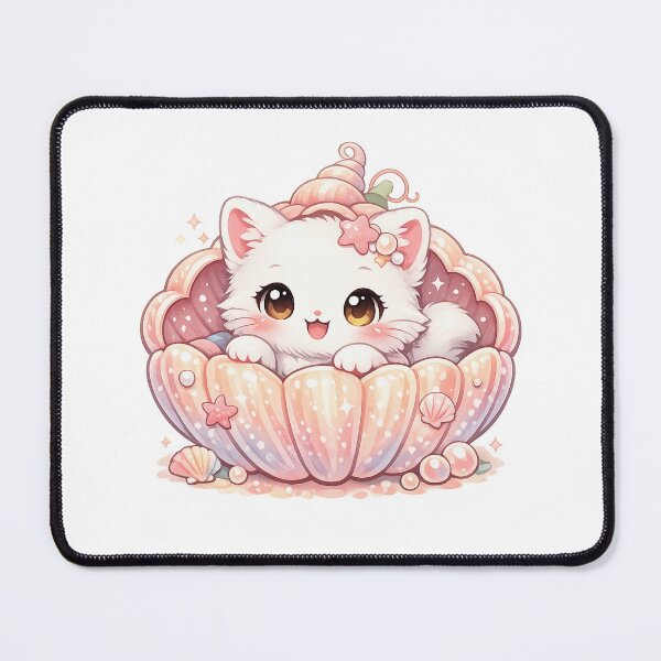 Item preview, Pastel Seashell Kitty designed and sold by Sommium .