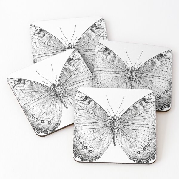 Item preview, Tropical Butterfly Vintage Engraving Illustration designed and sold by luisluisluis.