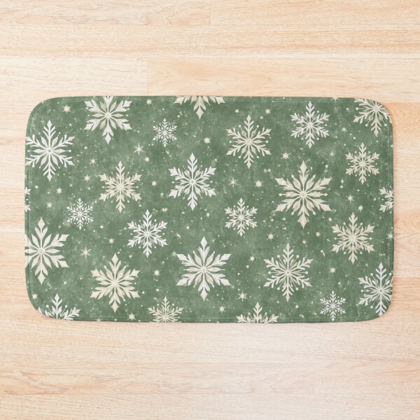 Item preview, Sage Green Snowflake Pattern – Watercolor Winter Snowflakes designed and sold by BROHLine Studio.
