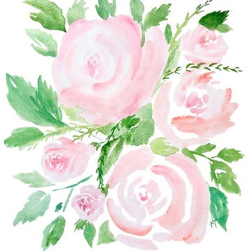 Artwork thumbnail, June Roses by Praline Creative