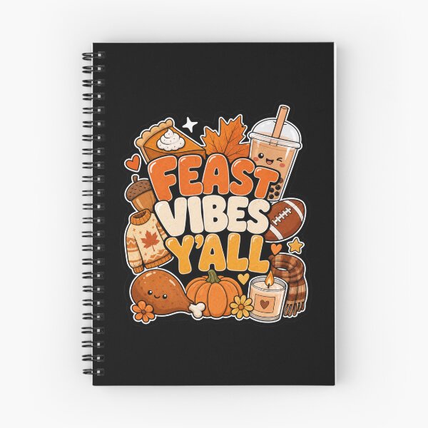Item preview, Feast Vibes Yall Thanksgiving T-Shirt | Retro Fall Pumpkin Pumpkin Spice Tee designed and sold by Design Vibras.