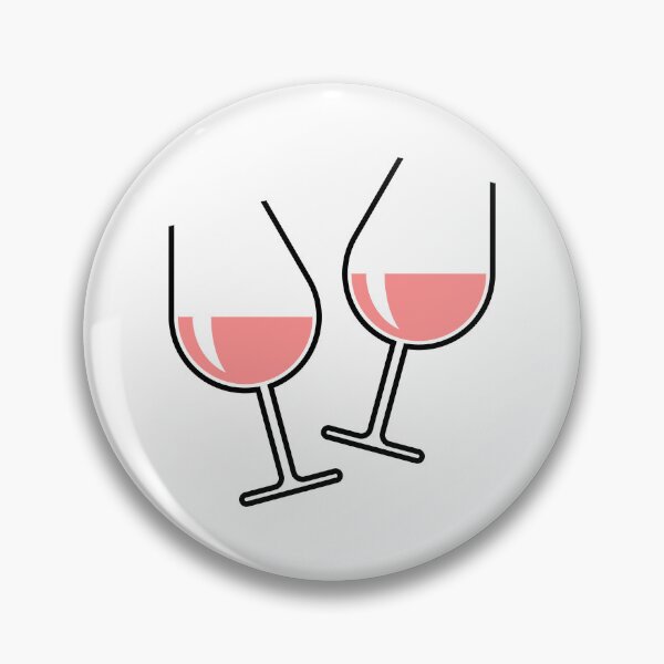 Item preview, 2 Toasting Rosé Wine Glasses (Bulbous / Open) designed and sold by MrFaulbaum.