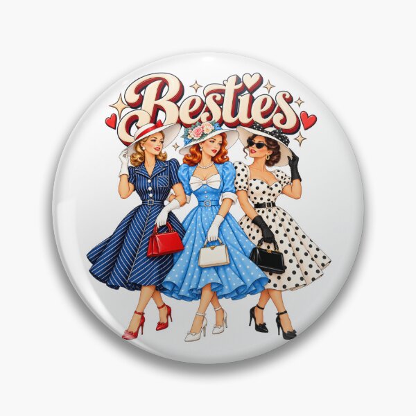 Artikelvorschau, Vintage Frauen Besties entworfen und verkauft von Zeewind.