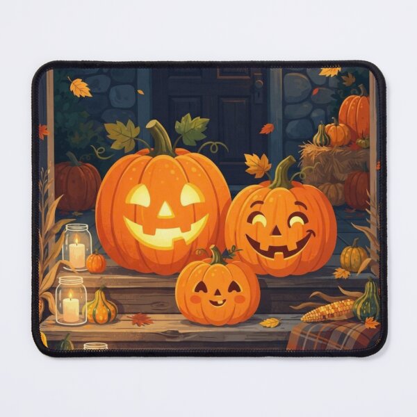 Item preview, Cozy Halloween Porch designed and sold by StickVerse by Owais.
