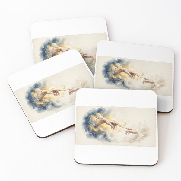 Item preview, Celestial Art Connected Hands Watercolor Style designed and sold by MantoSagrado.
